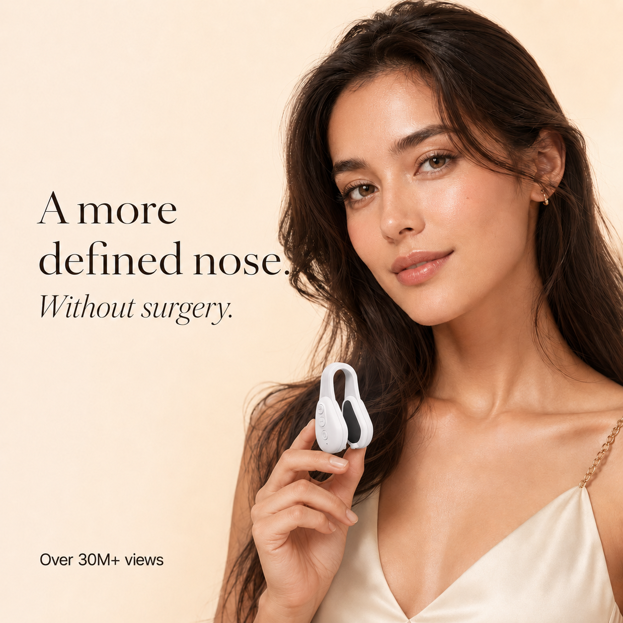 VELIXA Nose Sculpting Device — EMS nose shaper for a more defined, contoured-looking nose without surgery